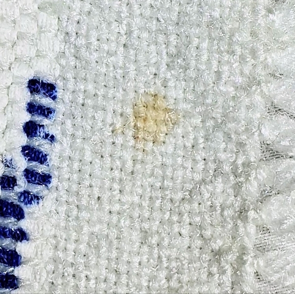 Set Of 4 Cottagecore Cotton Handwoven 12" X 18" Vintage Frilly Placemats - Picture 6 of 12